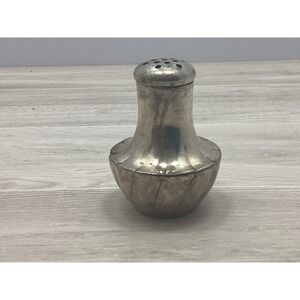 Vintage Manhattan Silver Plate Salt Or Pepper Shaker 2.5" Mid Century Modern MCM